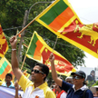 Mieszkańcy Sri Lanki świętują na ulicach stolicy