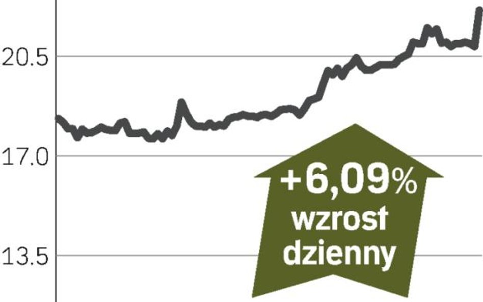 Akcje Enea mocno drożeją