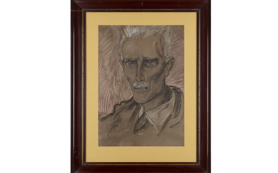 Portret Ignacego Daszyńskiego, 1936, autorstwa Witkacego