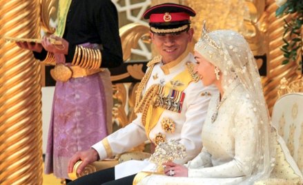 Książę Brunei Abdul Mateen i Anisha Rosnah wzięli ślub w 2024 roku.