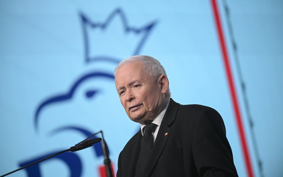 Prezes PiS Jarosław Kaczyński.