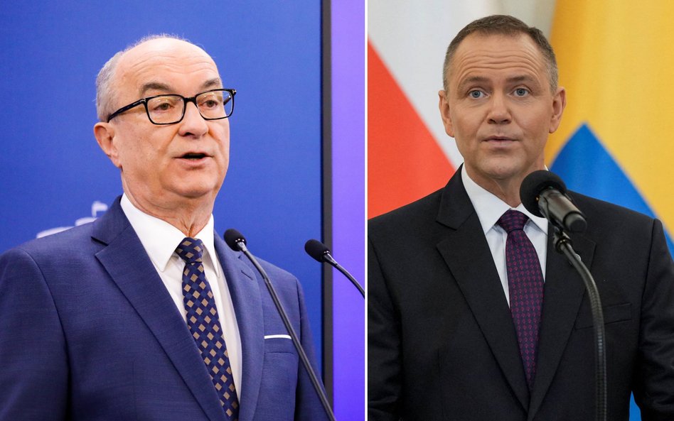 Włodzimierz Czarzasty i Karol Nawrocki