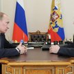 Prezydent Rosji Władymir Putin i dyrektor Służby Wywiadu Zewnętrznego Siergiej Naryszkin