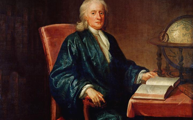 Znany brytyjski alchemik i badacz pism tajemnych Isaak Newton (zajmował się również po trosze fizyką