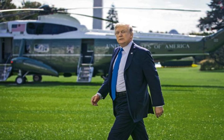 Prezydent Donald Trump często chwali się hossą na amerykańskich giełdach.