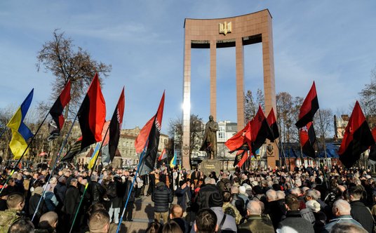 1 stycznia we Lwowie odbyły się obchody 114. rocznicy urodzin Stepana Bandery