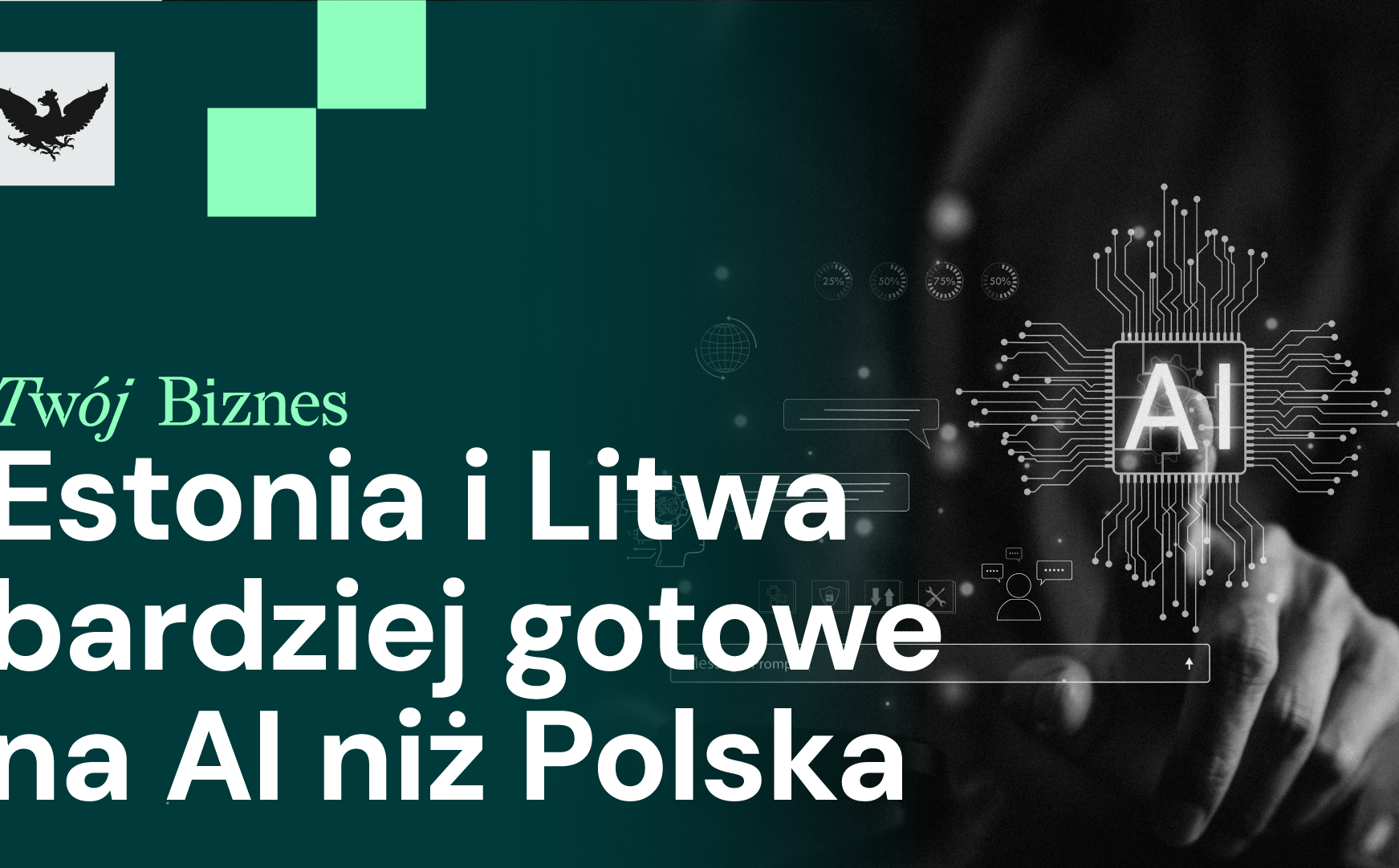 Estonia i Litwa przed Polską w AI, napięcia na Bliskim Wschodzie