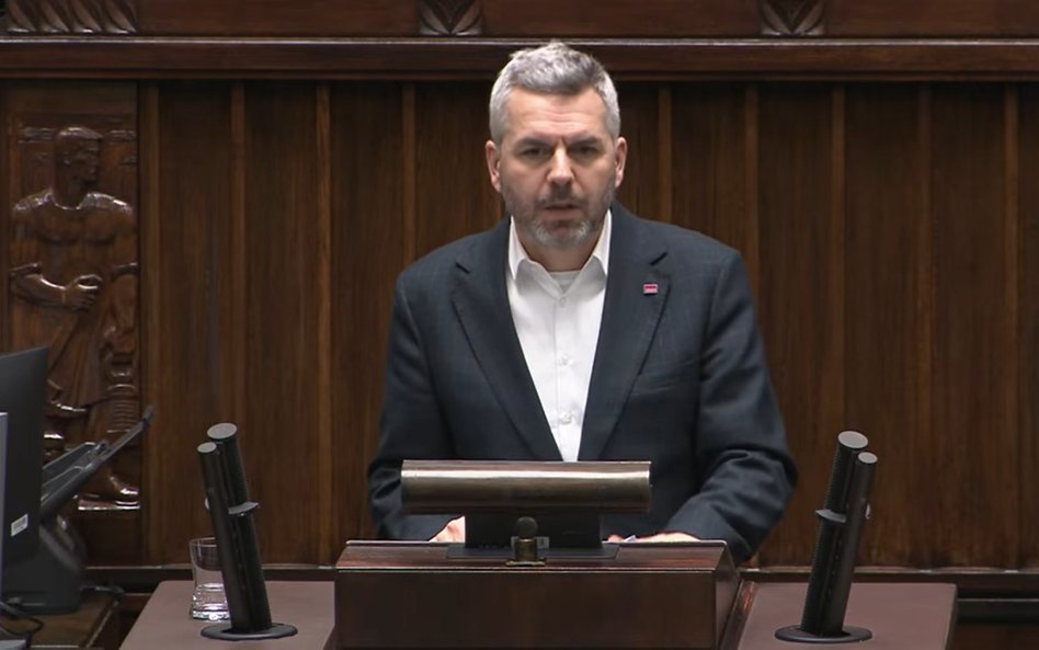 Maciej Konieczny, przedstawiciel koła Razem