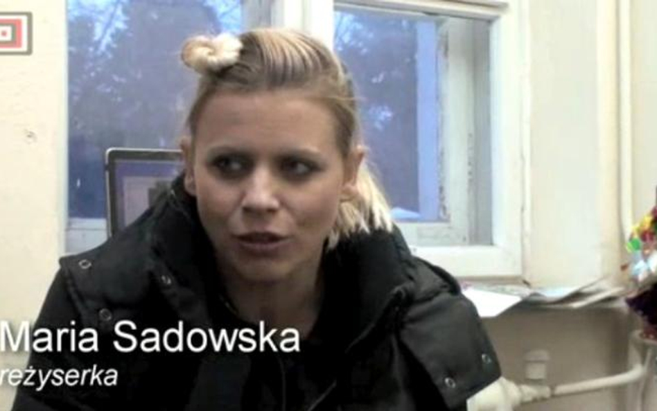 Maria Sadowska z planu "Motylka"