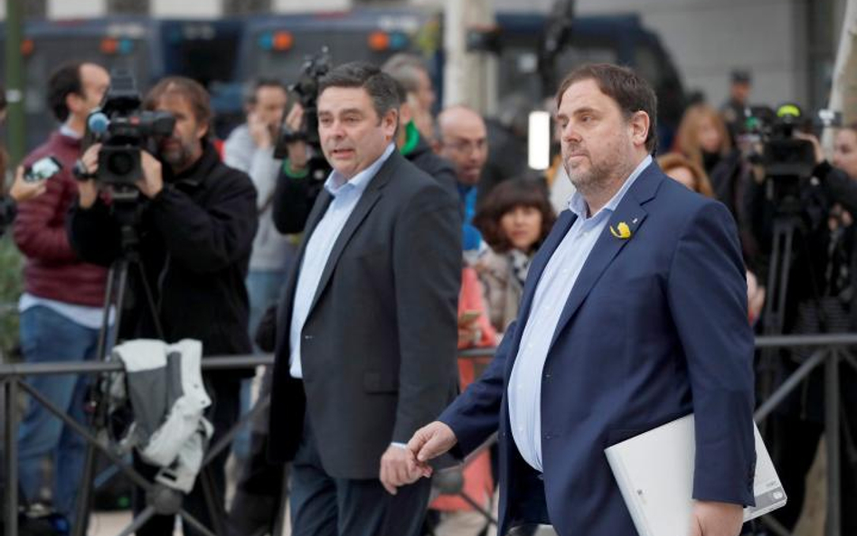 Oriol Junqueras, lider radykalnej Esquerra Republicana i były zastępca szefa rządu regionalnego Kata