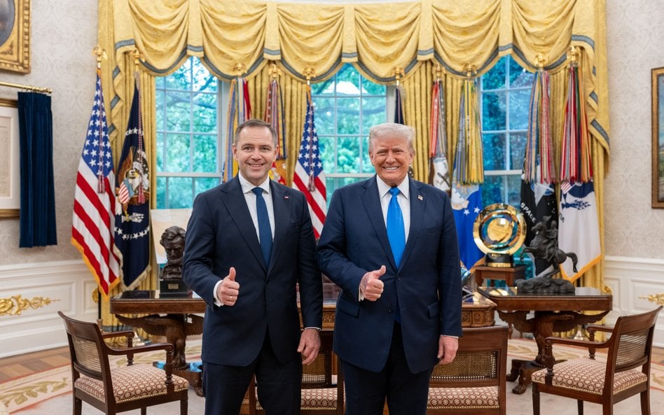Karol Nawrocki spotkał się z Donaldem Trumpem w Białym Domu podczas kampanii wyborczej
