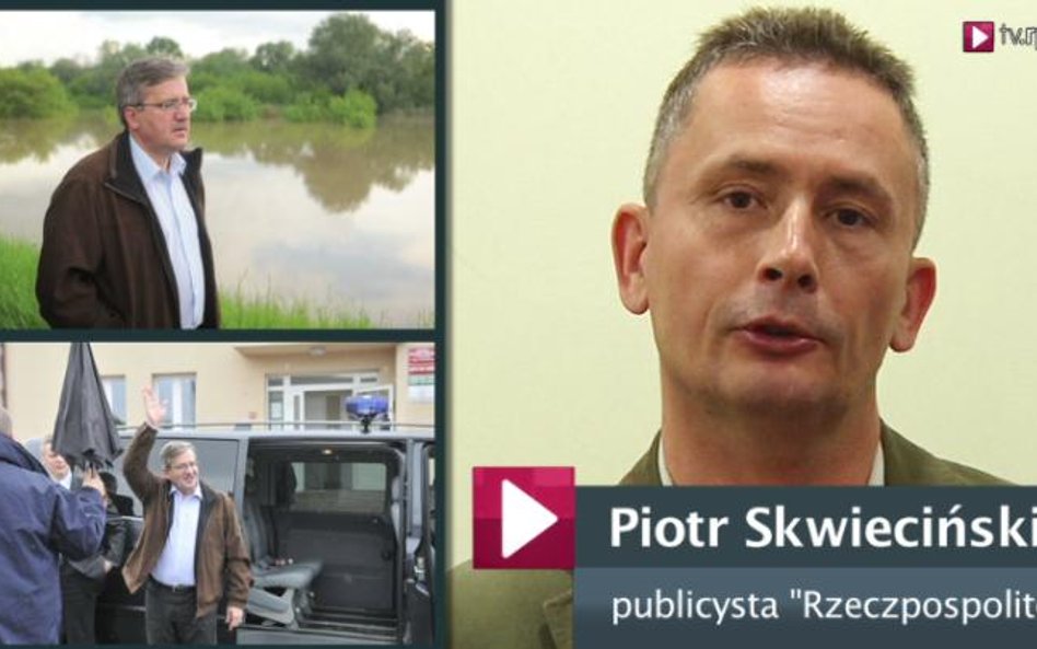 Powódź sprzyja marszałkowi