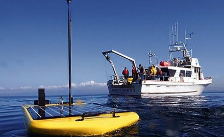 Roboty, choć niewielkie, świetnie sobie radzą na falach oceanu