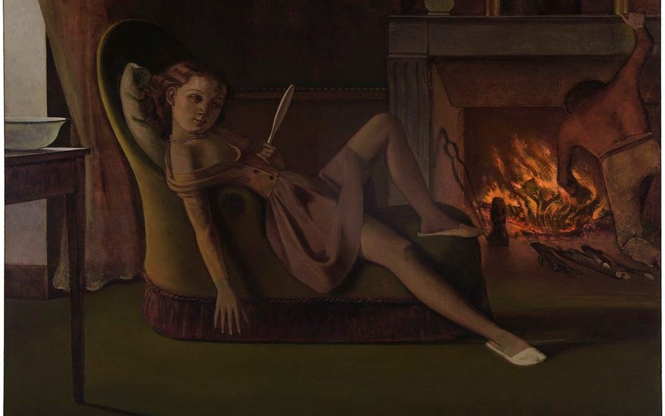 Balthus, Piękne dni, 1944-1946 Olej Hirshhorn Museum and Sculpture Garden, Smithsonian Institution, 