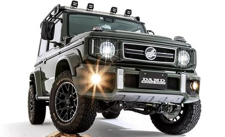 Suzuki Jimny upodobnione do Mercedesa Klasy G to projekt japońskiej firmy DAMD