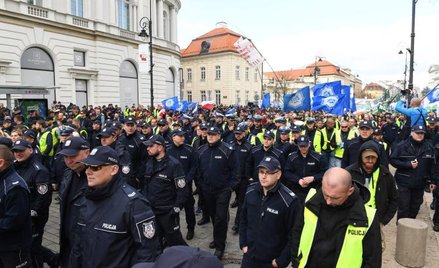 Wielu policjantów ma wrażenie, że protest był za drogi