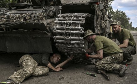 Ukraińscy żołnierze w Donbasie
