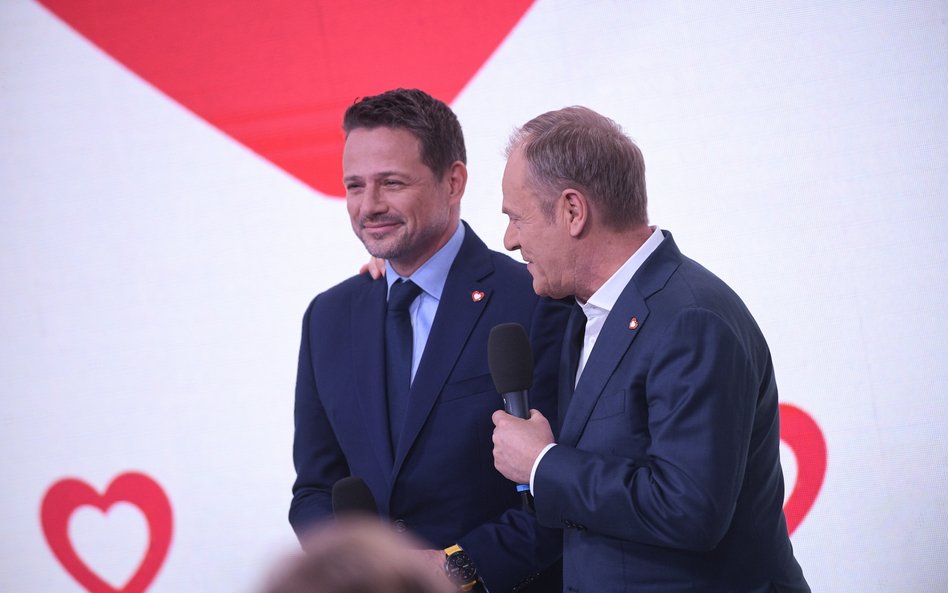 Rafał Trzaskowski i Donald Tusk