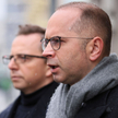 Posłowie KO Michał Szczerba i Dariusz Joński