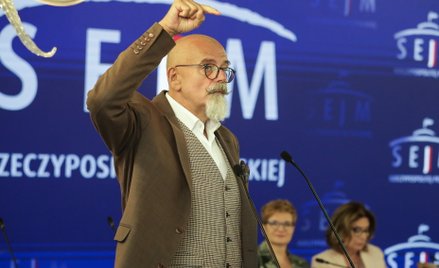 Rektor Akademii Sztuk Pięknych im. Jana Matejki w Krakowie prof. dr hab. Andrzej Bednarczyk przemawi