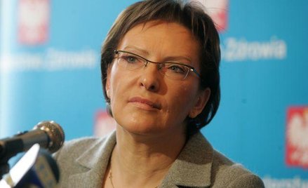 Minister zdrowia Ewa Kopacz