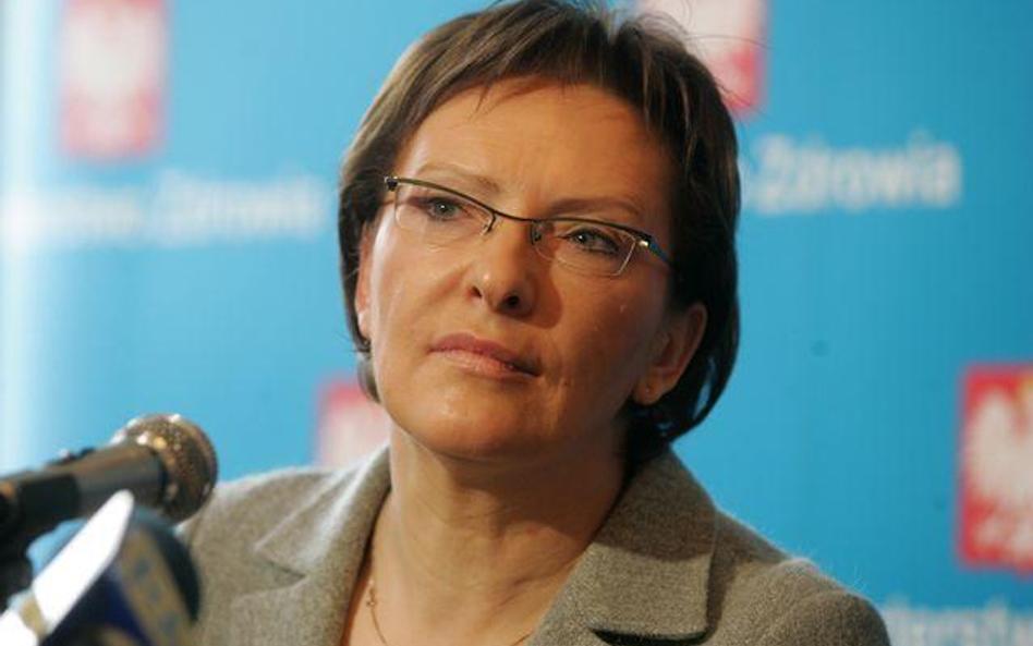 Minister zdrowia Ewa Kopacz