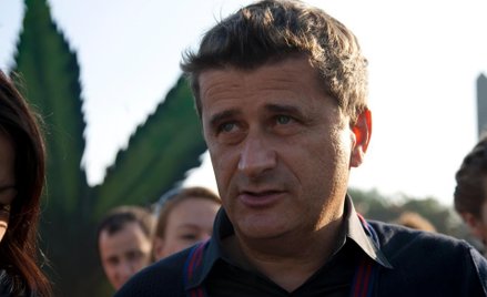 Janusz Palikot podczas Marszu Wyzwolenia Konopii