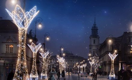 Tak będzie wyglądać świąteczne Krakowskie Przedmieście w Warszawie