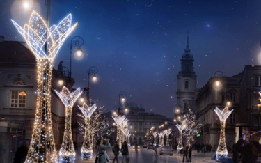 Tak będzie wyglądać świąteczne Krakowskie Przedmieście w Warszawie