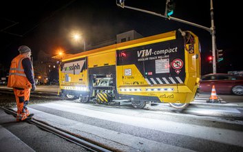 Frezarka Vossloh w całej okazałości