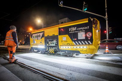 Frezarka Vossloh w całej okazałości