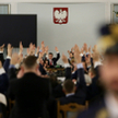 Marek Domagalski o uchwalaniu budżetu w sali kolumnowej