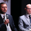 Dyrektor Podlaskiej Regionalnej Organizacji Turystycznej Sławomir Kieda i marszałek województwa podl
