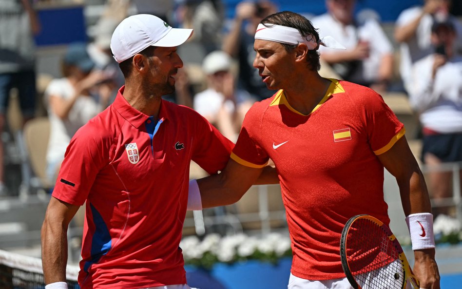 Paryż 2024: Novak Djokovic i Rafael Nadal