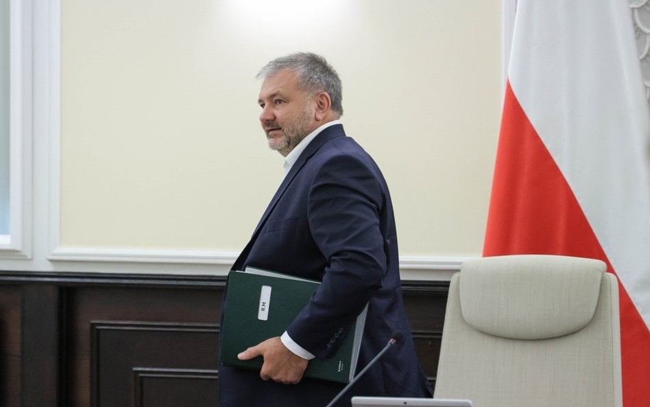Minister sprawiedliwości Waldemar Żurek na posiedzeniu rządu