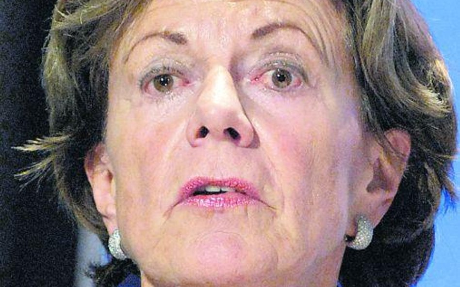 Neelie Kroes wizytowała wczoraj opuszczoną stocznię w Szczecinie.