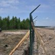 Metalowe płoty, którymi Ukraińcy sami wytyczyli przebieg swojej granicy z Rosją. Fot. Danil Shamkin