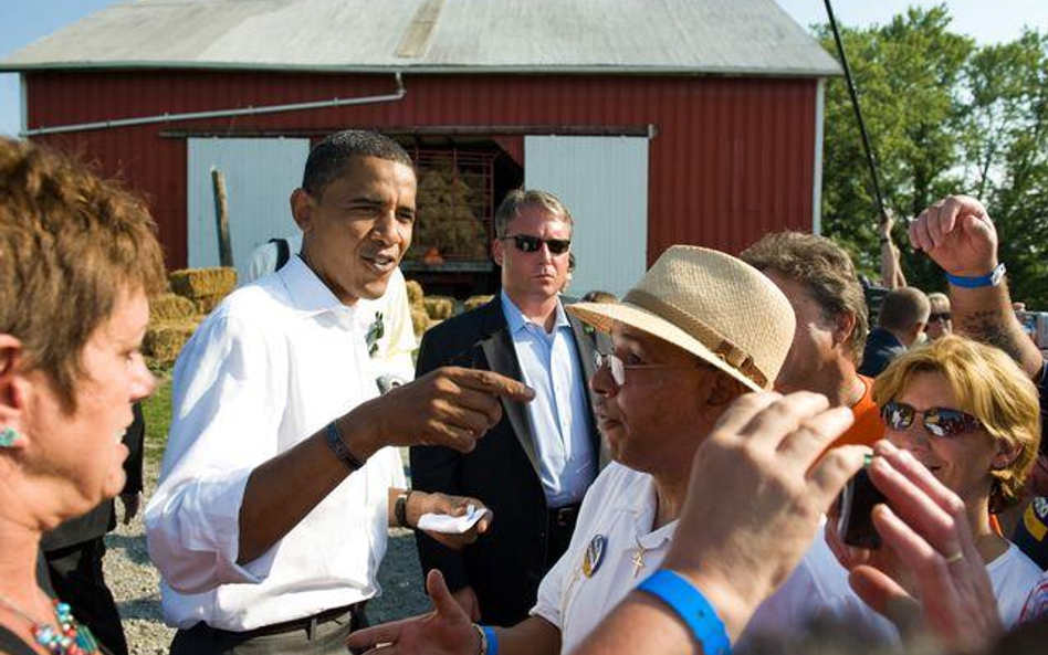 Obama wśród farmerów z Dillonvale w stanie Ohio