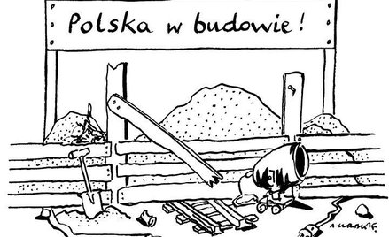 Komentarz rysunkowy. Polska w budowie