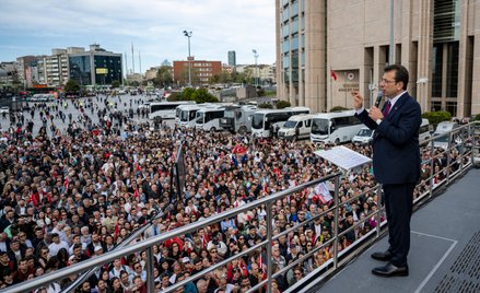 Lider tureckiej opozycji Ekrem Imamoglu
