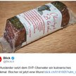 Szwajcaria: Kiełbasa nazwana na cześć polityka prawicy