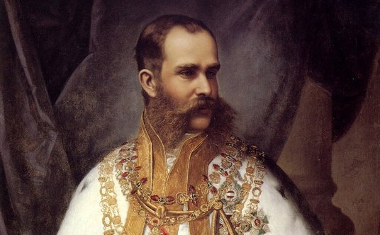 Franciszek Józef I (1830–1916), w latach 1848–1916 cesarz Austrii i król Węgier, Czech i Chorwacji. 