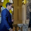 Sekretarz stanu USA Marco Rubio i kardynał Matteo Zuppi