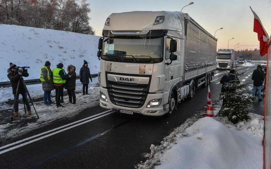 Na granicy Polski z Ukrainą protest trwa od 6 listopada