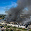 Pożar centrum handlowego Marywilska 44