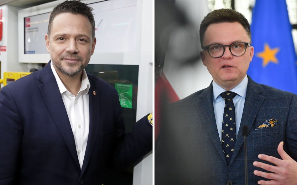 Rafał Trzaskowski i Szymon Hołownia