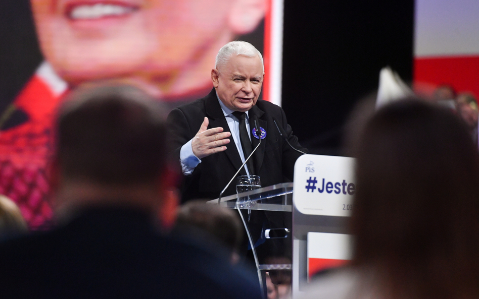 Prezes PiS Jarosław Kaczyński