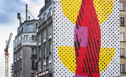 Piotr Młodożeniec namalował mural dla Coca-Coli