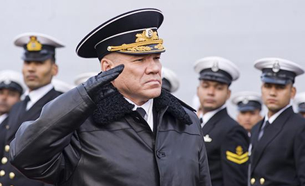Wyrzucony dowódca Floty Bałtyckiej Wiktor Krawczuk