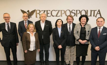 Na zdjęciu od lewej: Mariusz Korpalski, Marcin Łochowski, Małgorzata Niezgódka-Medek, Andrzej Rzepli
